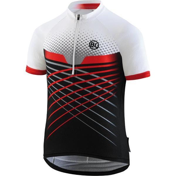 Bicycle Line Shiro Korte Mouwen Fietsshirt Wit,Zwart 128 cm Jongen