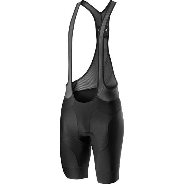 Castelli Fietsbroek met bretels - koersbroek Heren Zwart - CA Free Protect Race Bibshort Black - 2XL