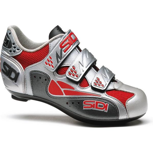 Sidi - Iron fietsschoen - rood silver - maat 37