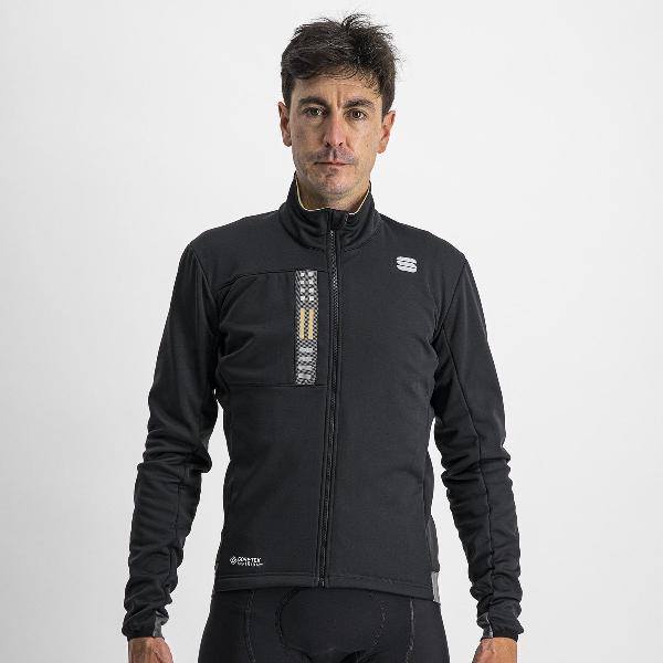 Sportful Fietsjack Heren Zwart - SUPER JACKET BLACK - L