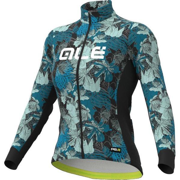 Ale Dames Fietsshirt Lange Mouwen PR-R Amazzonia - Blauw - L - Valt klein