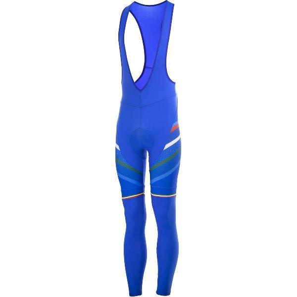 Rogelli Rogelli Team 2.0 Lange Fietsbroek - Met Bretels - Heren - Blauw - Maat 2XL