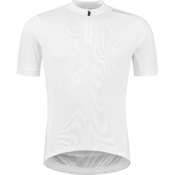 Rogelli Core Fietsshirt - Korte Mouwen - Heren - Wit - Maat XL