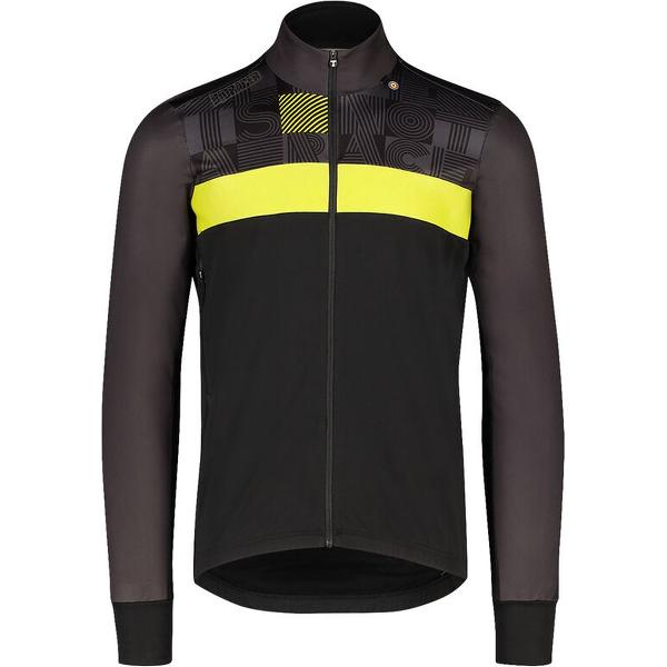 Bioracer - Spitfire Tempest Light Fiets Jacket voor Heren - Zwart-Geel S