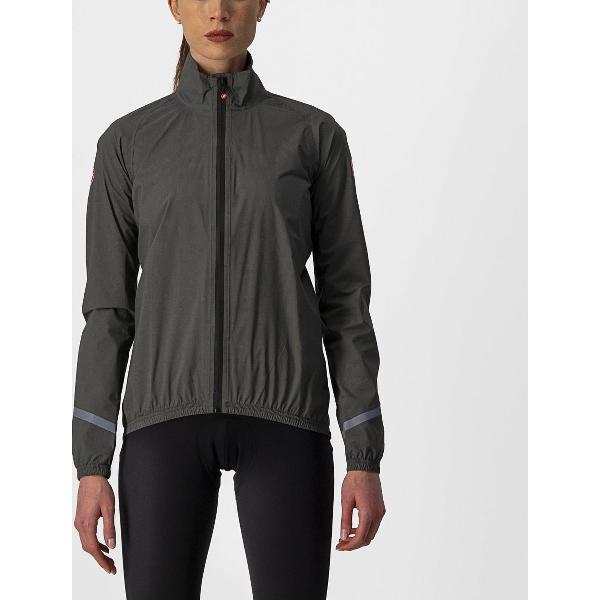 Castelli EMERGENCY 2 RAIN fietsjas Dames Military Green - Vrouwen - maat M