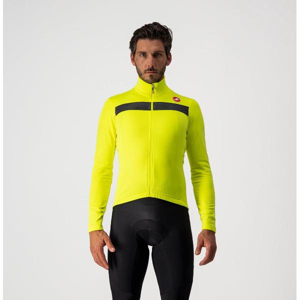 Castelli PURO 3 Fietsshirt FZ Yellow Fluo - Mannen - maat S