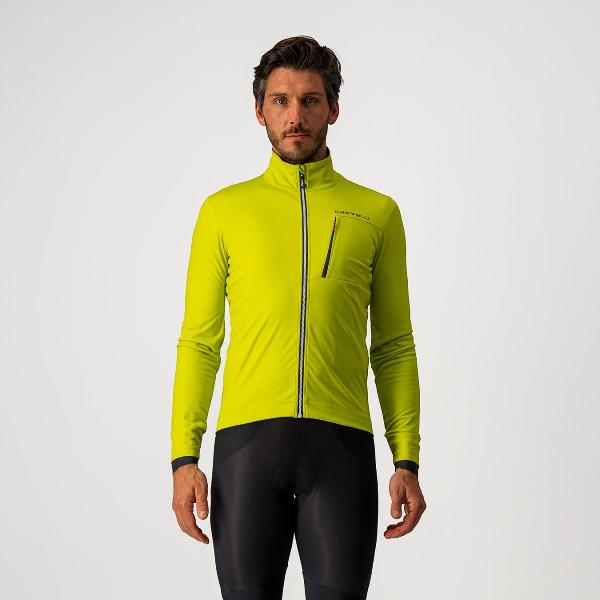 Castelli GO fietsjas Chartreuse/Dark Gray - Mannen - maat XXL