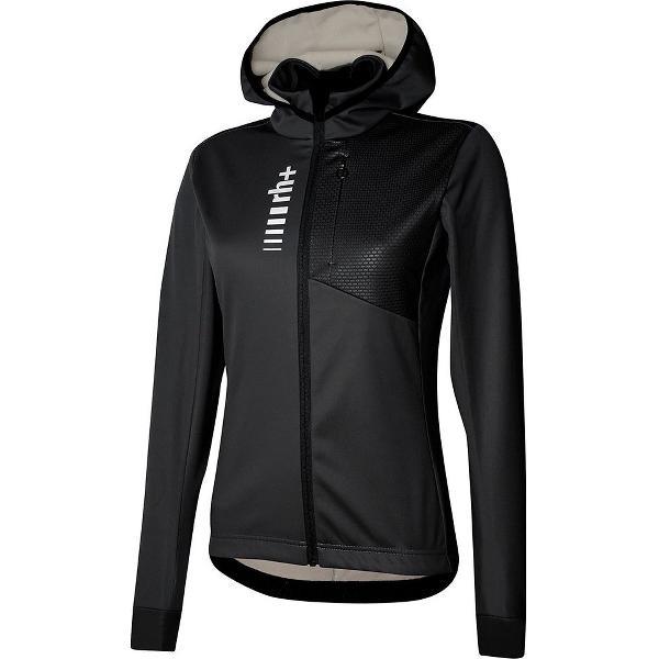 Rh+ Hooded Softshell-jas Zwart L Vrouw