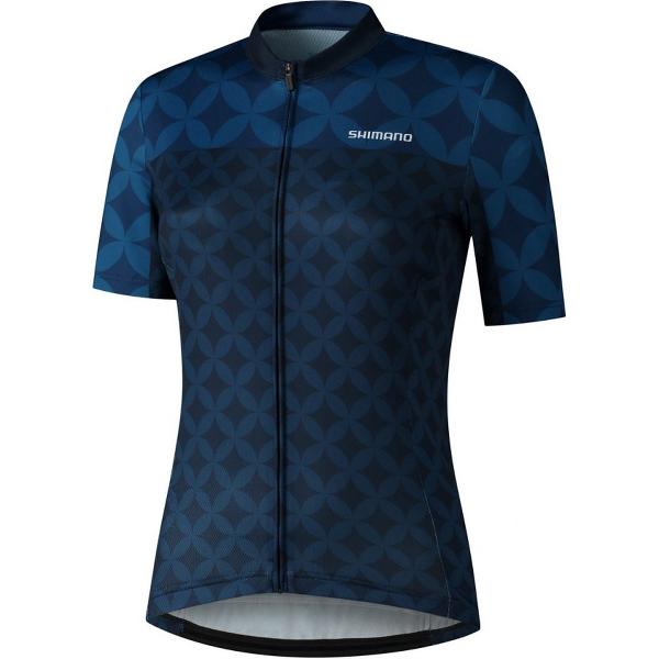 Shimano Fietsshirt korte mouwen Dames Blauw - Mizuki Performance NAVY - XS