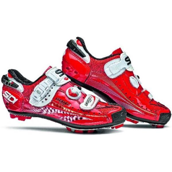 Sidi Scarpe Dragon 3 - Mountainbikeschoenen - SRS Carbon Zool - Rood - Maat 46