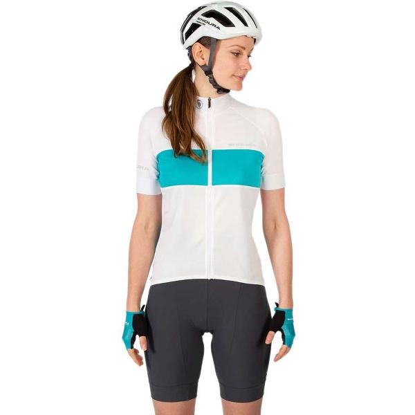 Endura Fs260-pro Ii Jersey Met Korte Mouwen Wit S Vrouw