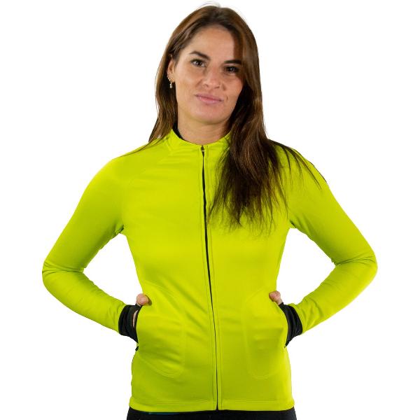 TriTiTan Thermal Jersey with 2 Front Zipper Pockets and Back Pockets - Thermische Jas - XS