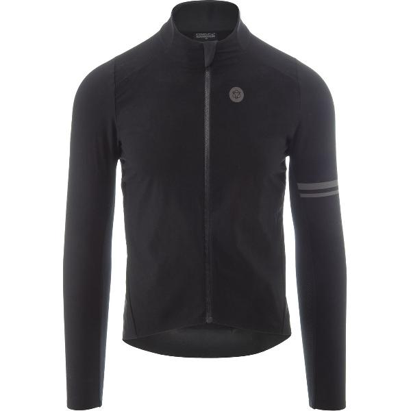 AGU Woven Fietsshirt Lange Mouwen Premium Heren - Zwart - L