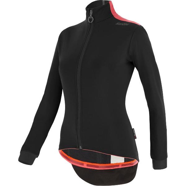 Santini Fietsjack lange mouwen Zwart Dames - Vega Multi Jacket For Women Black - S