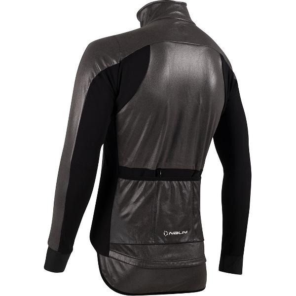 Nalini - Heren - Fietsjack winter - Winddicht Warm Wielrenjack - Reflecterend - Zwart - WARM REFLEX JKT - L