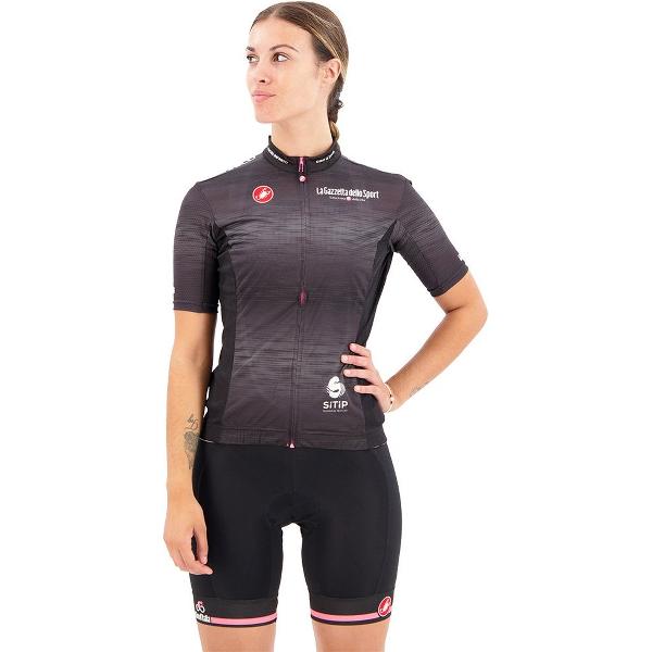 Castelli Giro d Italia Fietsshirt korte mouwen Dames Zwart - Giro COMPETIZIONE W JERSEY NERO - M