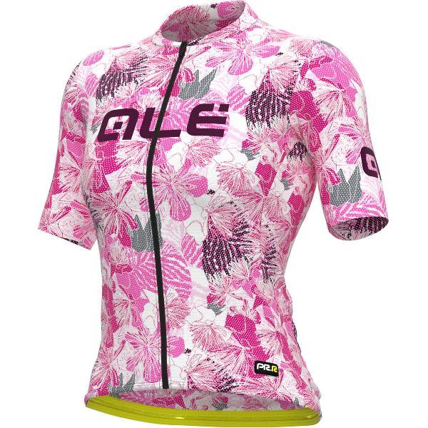 Ale Dames Fietsshirt Korte Mouwen PRR Amazzonia - Oranje - S - Valt klein