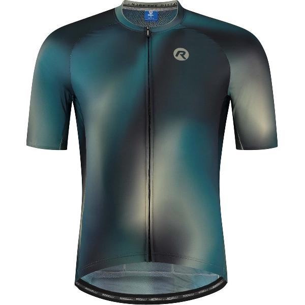 Rogelli Halo Fietsshirt - Korte Mouwen - Heren - Groen - Maat L