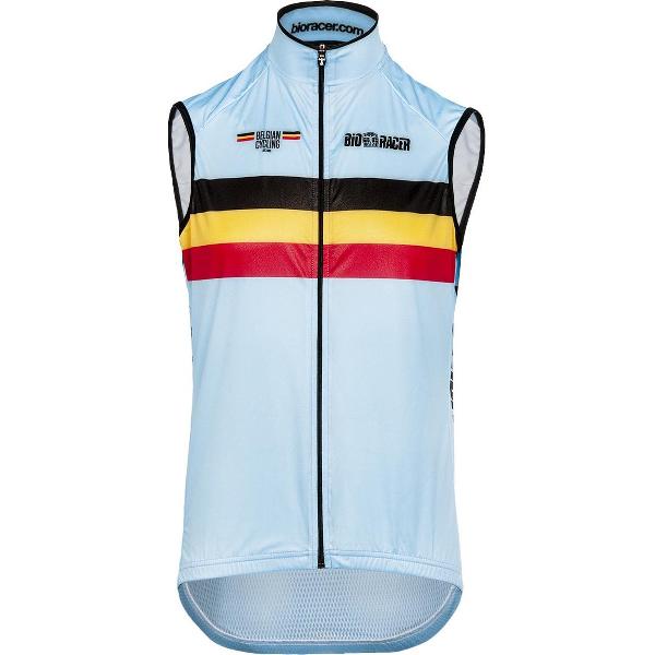 Bioracer - Official Team België (2022) - Fietsshirt zonder Mouwen - Unisex - Blauw S