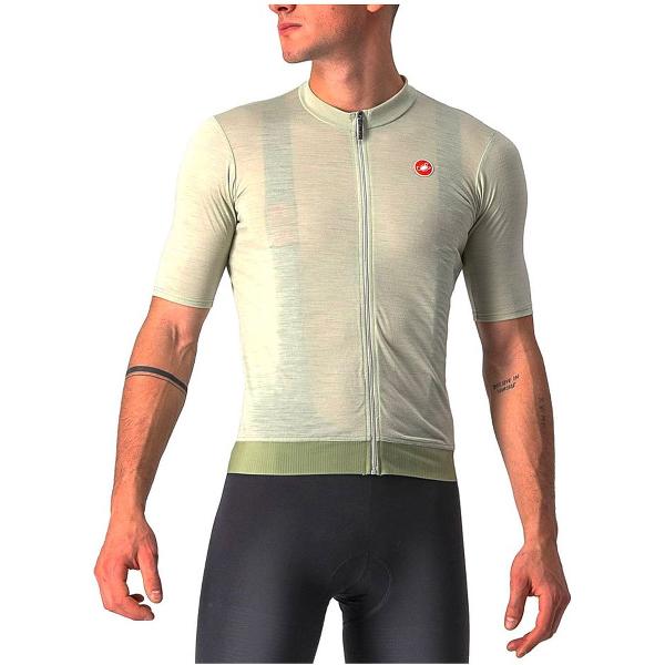 CASTELLI Essenza Korte Mouwen Fietsshirt Heren - Green Desert - L