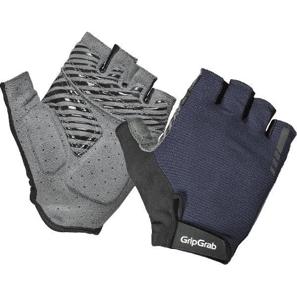 GripGrab - Expert RC Max Korte Vinger Zomer Fietshandschoenen met Padding - Navy Blauw - Unisex - Maat XL