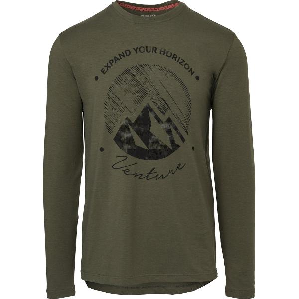 Performance Long Sleeve T-shirt Venture Unisex - Groen - XL