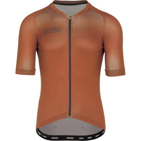 BIORACER Fietsshirt Heren - Fietskledij Metalix - Wielrennen - Oranje L