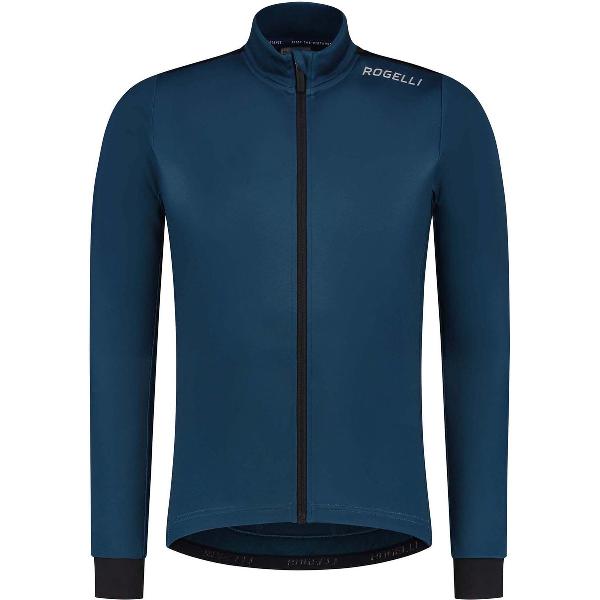 Rogelli Core Fietsshirt - Lange Mouwen - Heren - Donkerblauw - Maat XL