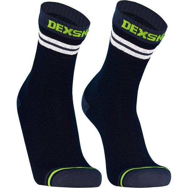 Dexshell - Pro Visibility Biking Socks Zwart - Outdoor - Waterdichte sokken - Fietssokken - Thermosokken - Ademend - 100% Waterproof - Zwart - L