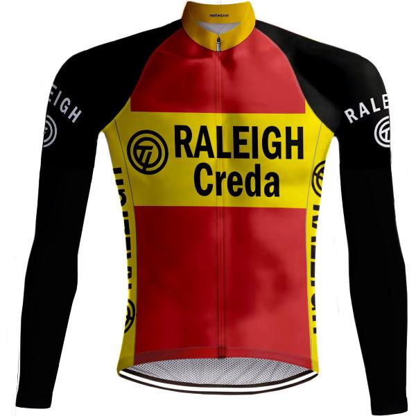 Retro Winter Wielerjack TI-Raleigh( FLEECE) - REDTED (4XL)