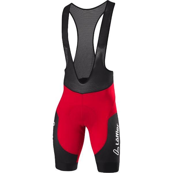 Loeffler fietsbroek kort M Bike BibShorts Winner III heren - Rood 58