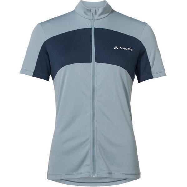 Vaude Matera FZ Tricot fietsshirt korte mouwen blauw dames