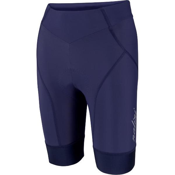 Nalini Dames Fietsbroek kort zonder bretels - Met Zeem - Blauw - ROAD LADY SHORT Deep blue - XS