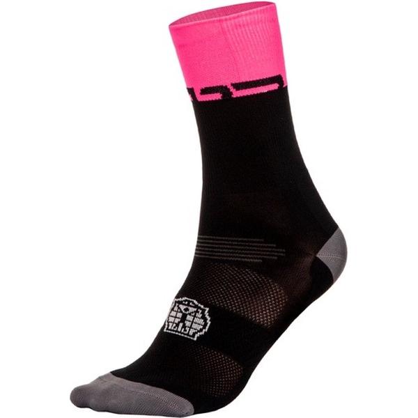 BIORACER SUMMER SOCKS BLACK ZWART/ROZE Maat 39/41