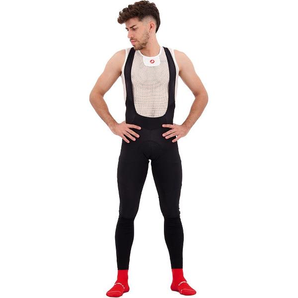 Castelli VELOCISSIMO 5 lange fietsbroek Black/Silver Reflex - Mannen - maat XXL