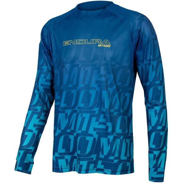 Endura Mt500 Ltd Enduro-trui Met Lange Mouwen Blauw 2XL Man