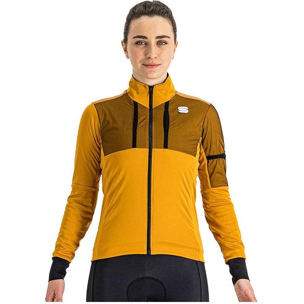 Sportful Fietsjack winter dames Goud - SUPERGIARA W JACKET GOLDEN OAK - M