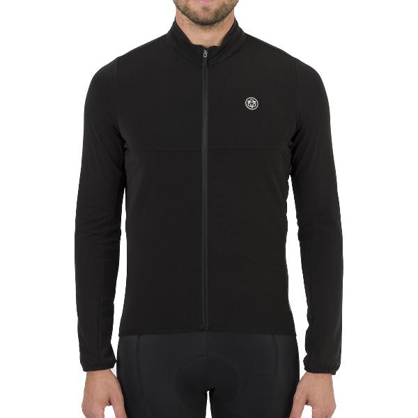 AGU Essential Thermo Jersey Fietsshirt - Heren - Maat XL - Zwart