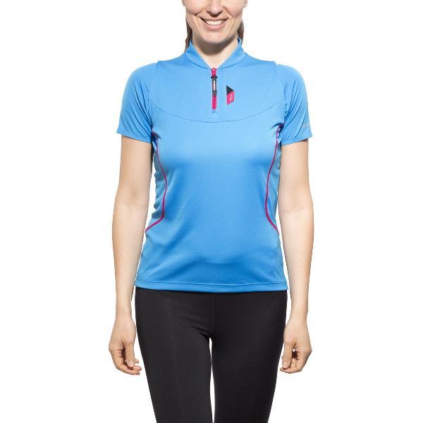 Shimano Touring jersey dames lightning blue/jazzberry Maat L