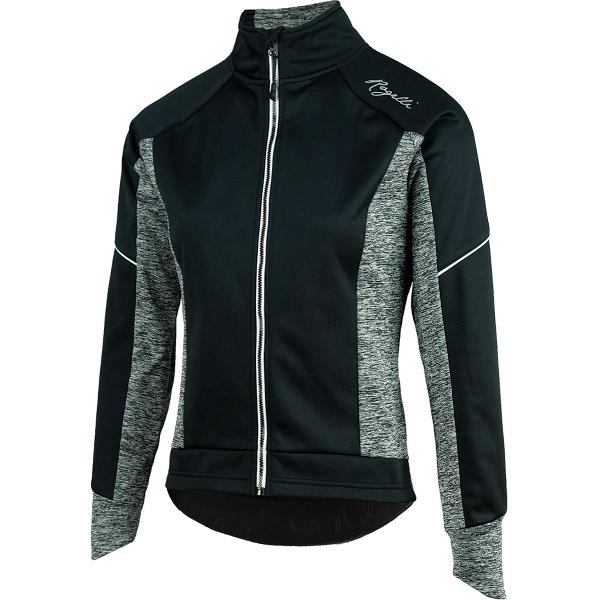 Rogelli Carlyn 2.0 Fietsjack - Dames - Maat L - Zwart/Grijs