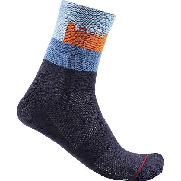 Castelli Blocco 15 Sock - Belgian Blue