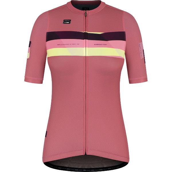 Gobik Stark Jersey Met Korte Mouwen Roze XL Vrouw