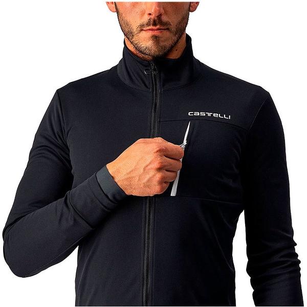 Castelli GO fietsjas Light Black/White - Mannen - maat M