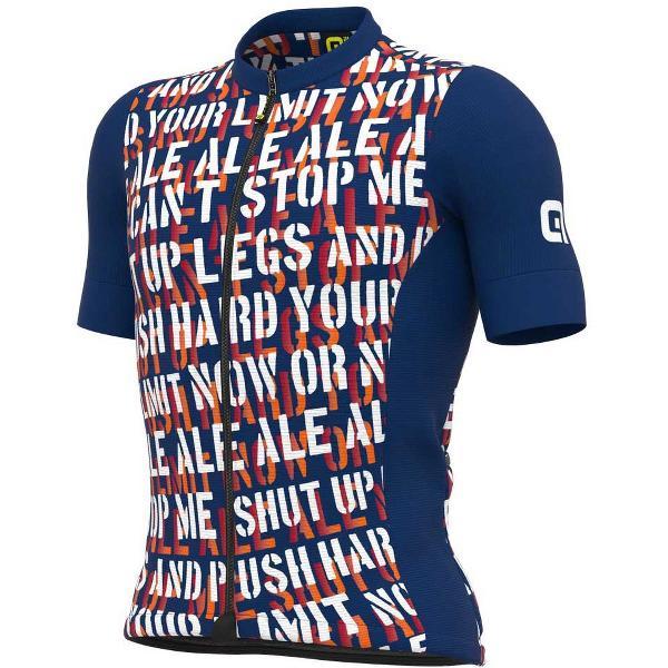 Ale Ride Korte Mouwen Fietsshirt Blauw L Man