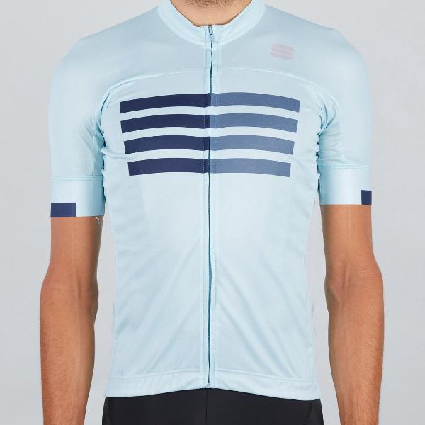 Sportful Fietsshirt korte mouwen Heren Blauw - WIRE JERSEY BLUE SKY BLUE BLUE SEA - 2XL