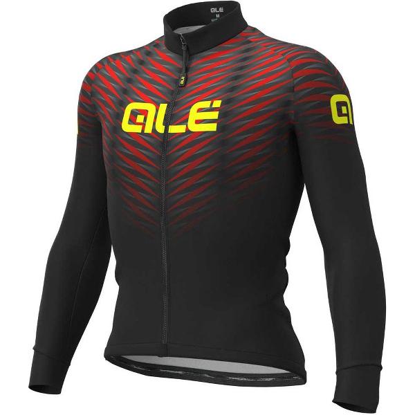 Ale Fietsshirt Lange Mouwen Solid Thorn - Rood - M - Valt klein