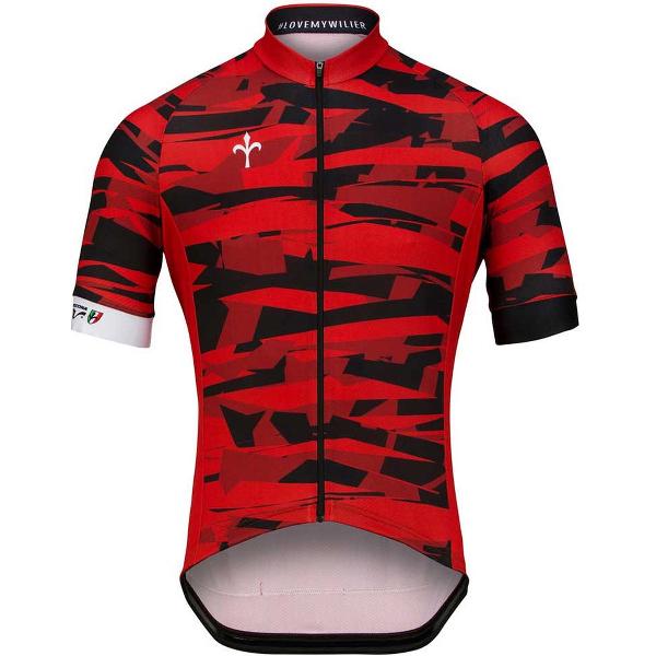 Wilier Vibes 2.0 Jersey Met Korte Mouwen Rood XL Man