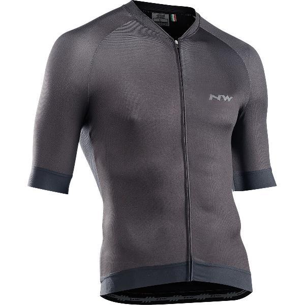 Northwave Fast Korte Mouwen Fietsshirt Grijs S Man