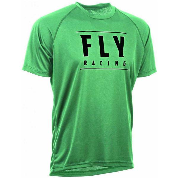 Fly Racing Action T-shirt Met Korte Mouwen Groen XL Man