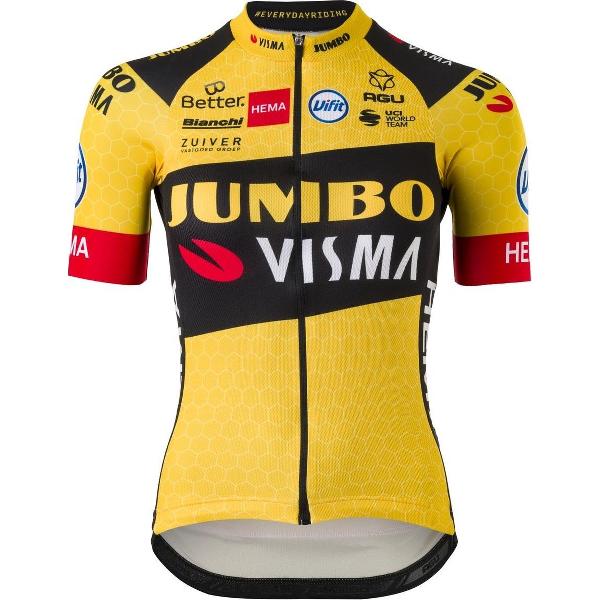 AGU Replica Fietsshirt Team Jumbo Visma Dames - XL